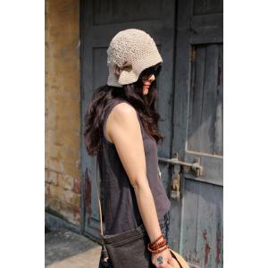 Girlish Bowknot Knit Hat Fitted Hat Online