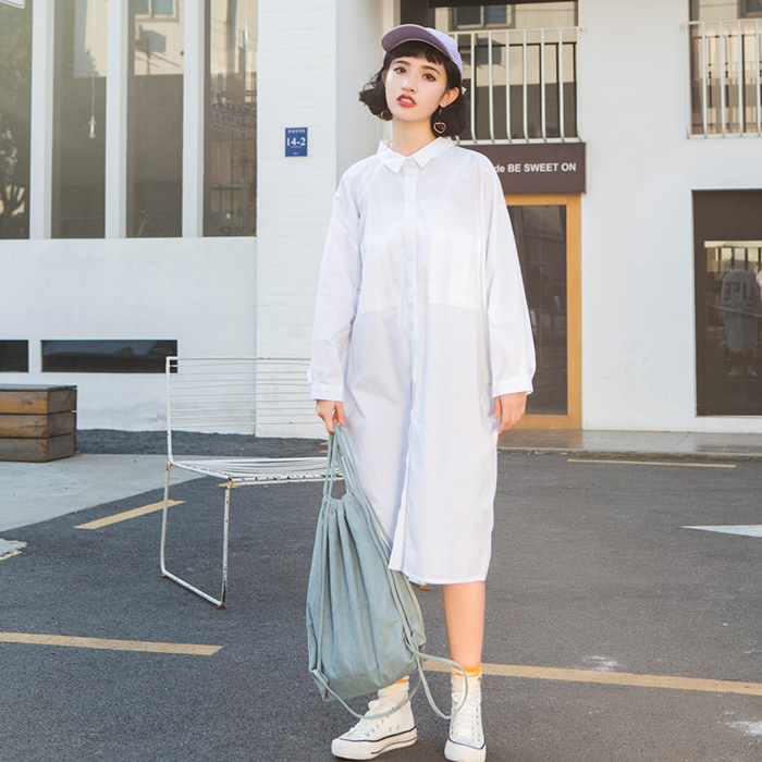 korean white outfit