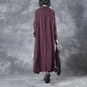 Ladylike Long Sleeve Oversized Cardigan Asymmetrical Winter Outerwear
