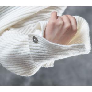 Latest Fashion Oversized White Sweater Irregular Korean Pullover