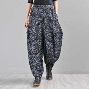 Street Fashion Jacquard Elephant Pants Kitting Cotton Thai Pants