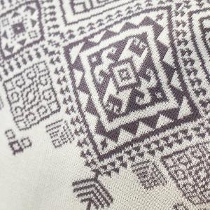Totem Printing Tassel Ball Blanket Cotton Boho Throw