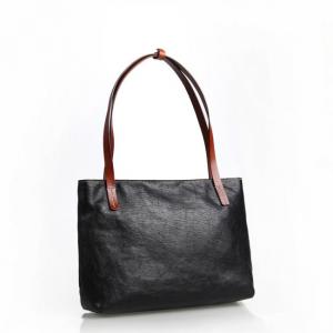 Street Chic Cowhide Leather Teacher Tote Bag