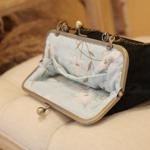 Lace Jacquard Elegant Handbag Jewelry Décor Vintage Bag