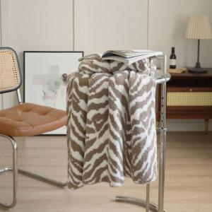 Zebra Prints Soft Comfy Blanket Full Size Winter Throw