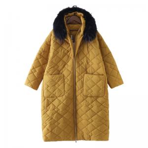 Front Zip Hooded Bubble Coat Plus Size Quilted Puffer