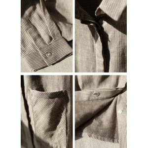Cotton Long Sleeves Pinstriped Ladies Shirt