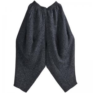 Customized Manual Cotton Linen Jacquard Elephant Pants