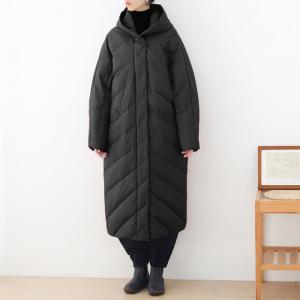 Solid Color Large Long Hooded Down Coat