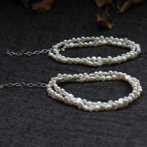 French Chic Natural Baroque Pearl Necklace