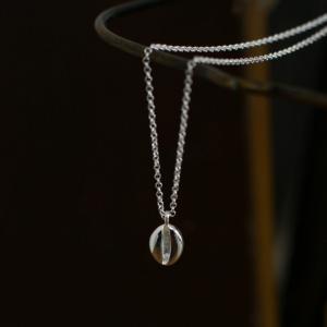 S925 Coffee Bean Silver Necklace