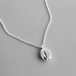 S925 Coffee Bean Silver Necklace