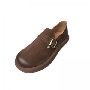 Daily Cozy Leather Slip-On Loafers for Women