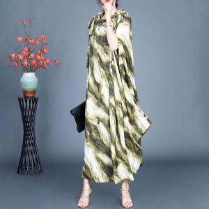 Ruffle Collar Elegant Designer Wrap Dress