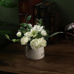 Mini Plant Artificial Plants Decoration Plastic Flowers Arrangements for Home Table