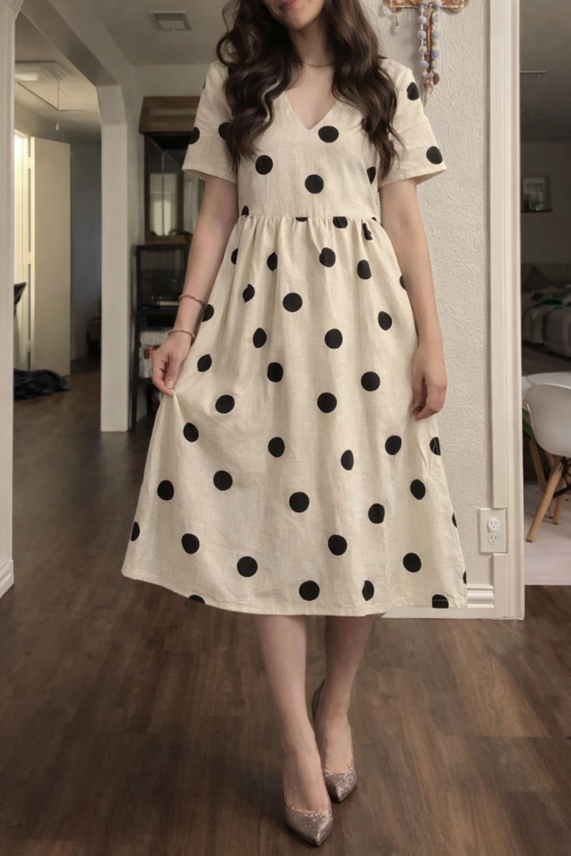 Love the polka dots! The quality is better than I expected.