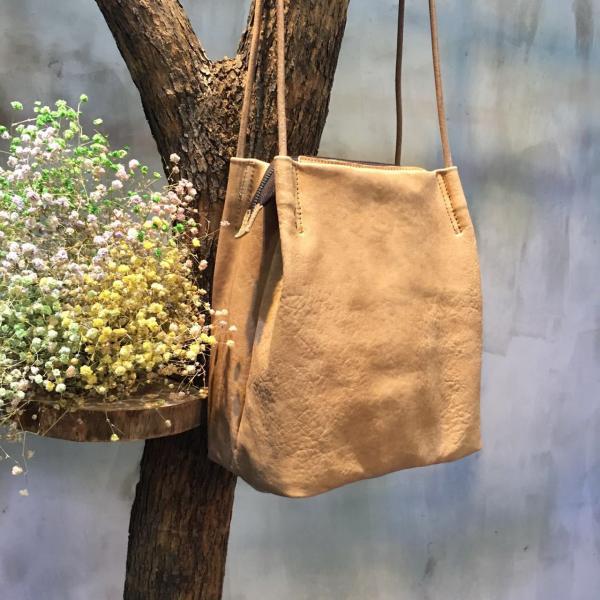 New Arrival Solid Color Genuine Leather Bag Sheepskin Bag For Woman
