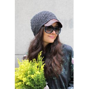 Mori Girl Leather Matching Beret Stylish Hat