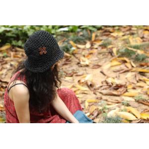 Low-cost Stereo Flower Hollow-out Visor Hat Knit Hat