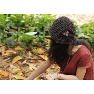 Low-cost Stereo Flower Hollow-out Visor Hat Knit Hat