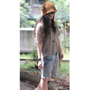 Low-cost Stereo Flower Hollow-out Visor Hat Knit Hat