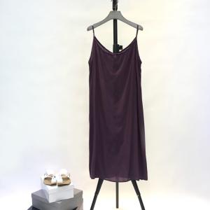 Solid Color Cami Dress Casual Linen Cotton Sundress