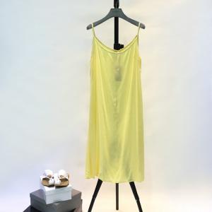 Solid Color Cami Dress Casual Linen Cotton Sundress