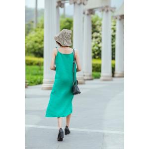 Solid Color Cheap Dress Casual Dress for Woman