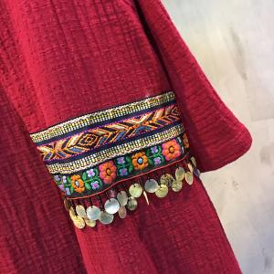 Folk Style Ethnic Embroidery Retro Cardigan Sequins Chinese Coat