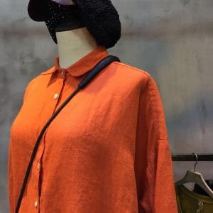 Japanese Style Loose Linen Blouse Cheap Casual Natural Clothing