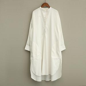 Asymmetric Side Slit Oversized Shirt Dress Designer White Dress