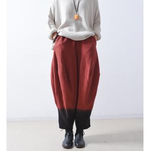 New Arrival Loose Cotton Linen Pants Jacquard Harem Trousers