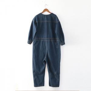 BF Style Single-Breasted Womens Dungarees Fashion Denim Overalls