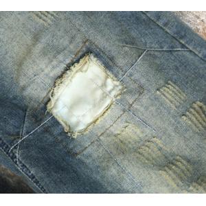 Street Style Patchwork Wide Leg Jeans Loose Straight-Leg Pants
