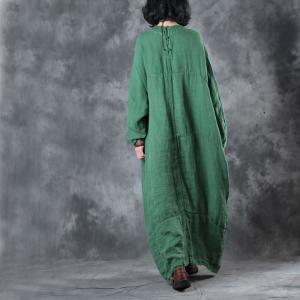 Original Design Layering Plus Size Kaftan Dress Belted Flare Dress