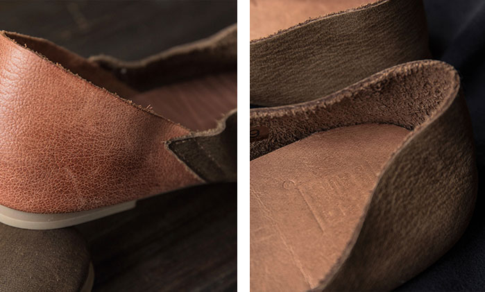 glove leather flats