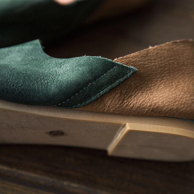 glove leather flats