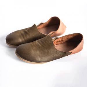Genuine Leather Comfy Glove Flats Leisure Shoes for Woman