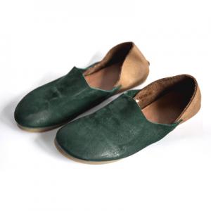 Genuine Leather Comfy Glove Flats Leisure Shoes for Woman