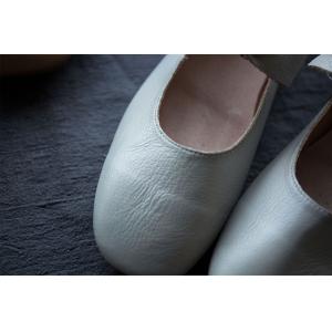 Girlish Bowknot Cowhide Leather Flats Beautiful Ballet Shoes