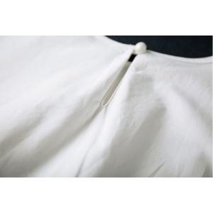 Basic Comfy Cotton White Dress Summer Empire Waist Beach Dress