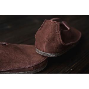 Vintage Pure Handmade Cowhide Flats Genuine  Leather Moccasins