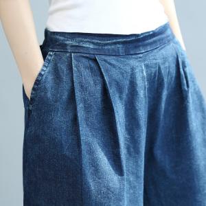 Solid Color Wide Leg Jeans Womans Plus Size Frayed Jeans