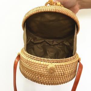 Beach Style Stars Pattern Rattan Bag Handmade Boho Bag