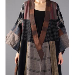 Colorful Plus Size Gingham Kimono Cotton Linen Designer Wrap Dress