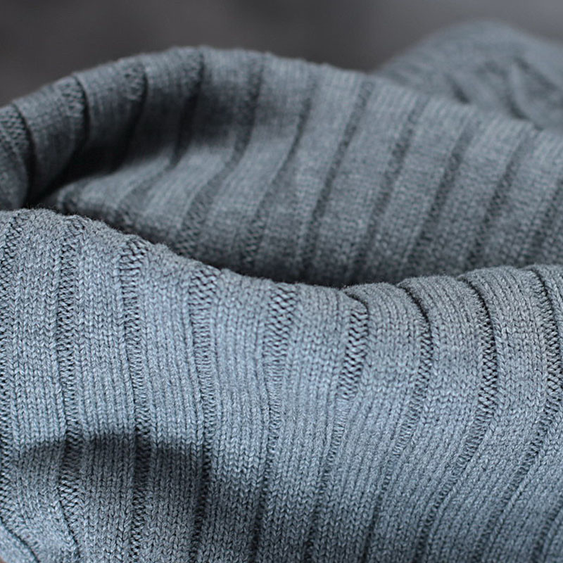Vintage Asymmetrical Turtleneck Sweater Dress Designer Gray Two-Pieces ...
