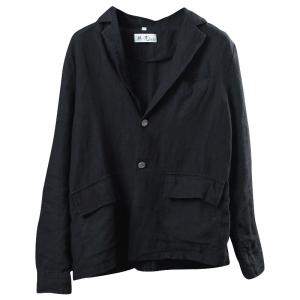 Flap Pockets Short Jacket Linen Korean Womens Casual Blazers