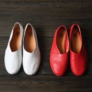 Soft Leather Cowhide Flats Handmade Plain Ballet Flats