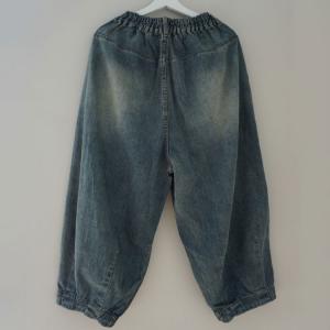 Korean Style Blue Boyfriend Jeans Womans Bloomers Jeans