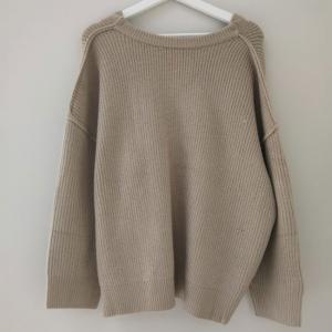 Street Style Tied Oversized Sweater Fashion Knitting Korean Sweater